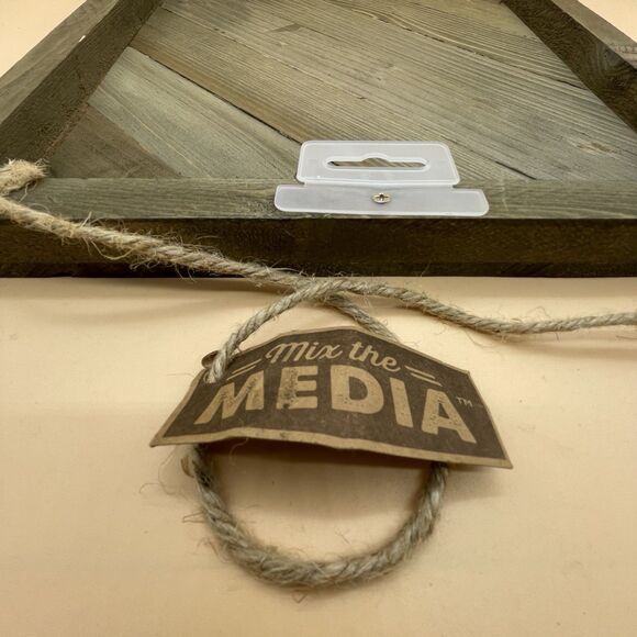 Jillibean Soup Mix the Media Wooden Plank 12"x15" Wall Decor Crafting - Picture 5 of 16